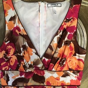 Knee length flare dress